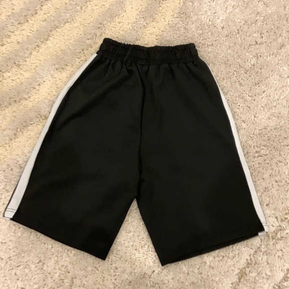 Palm Angels Black & White Striped Track Print Logo Shorts Men’s Sizes S, M, L - Picture 2 of 2